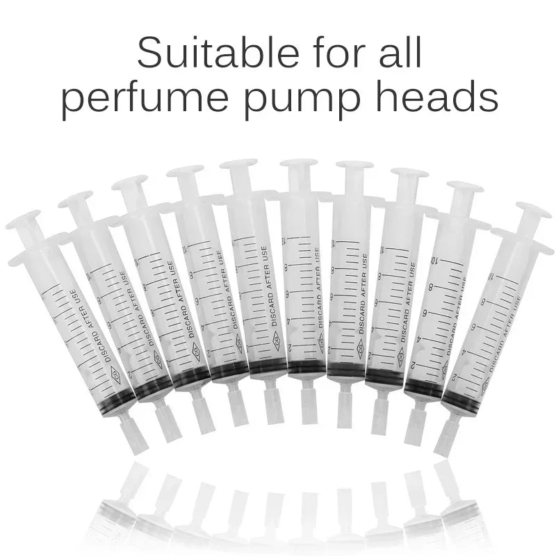 10-Pack 10ml Plastic Syringes for Perfume & Cosmetic Refills Cosmetic Refill Syringe QXL Plastic M252 10ml-10pcs 10ml