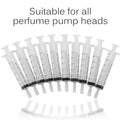 10-Pack 10ml Plastic Syringes for Perfume & Cosmetic Refills Cosmetic Refill Syringe QXL Plastic M252 10ml-10pcs 10ml