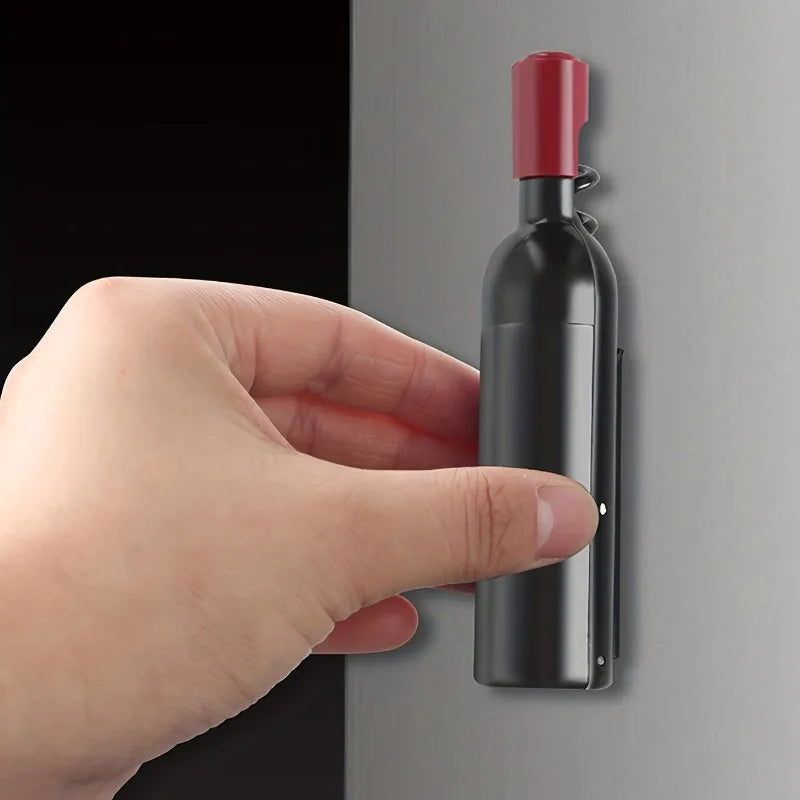 Wine Bottle Corkscrew & Bottle Opener with Fridge Magnet Wine Bottle Opener QXL
