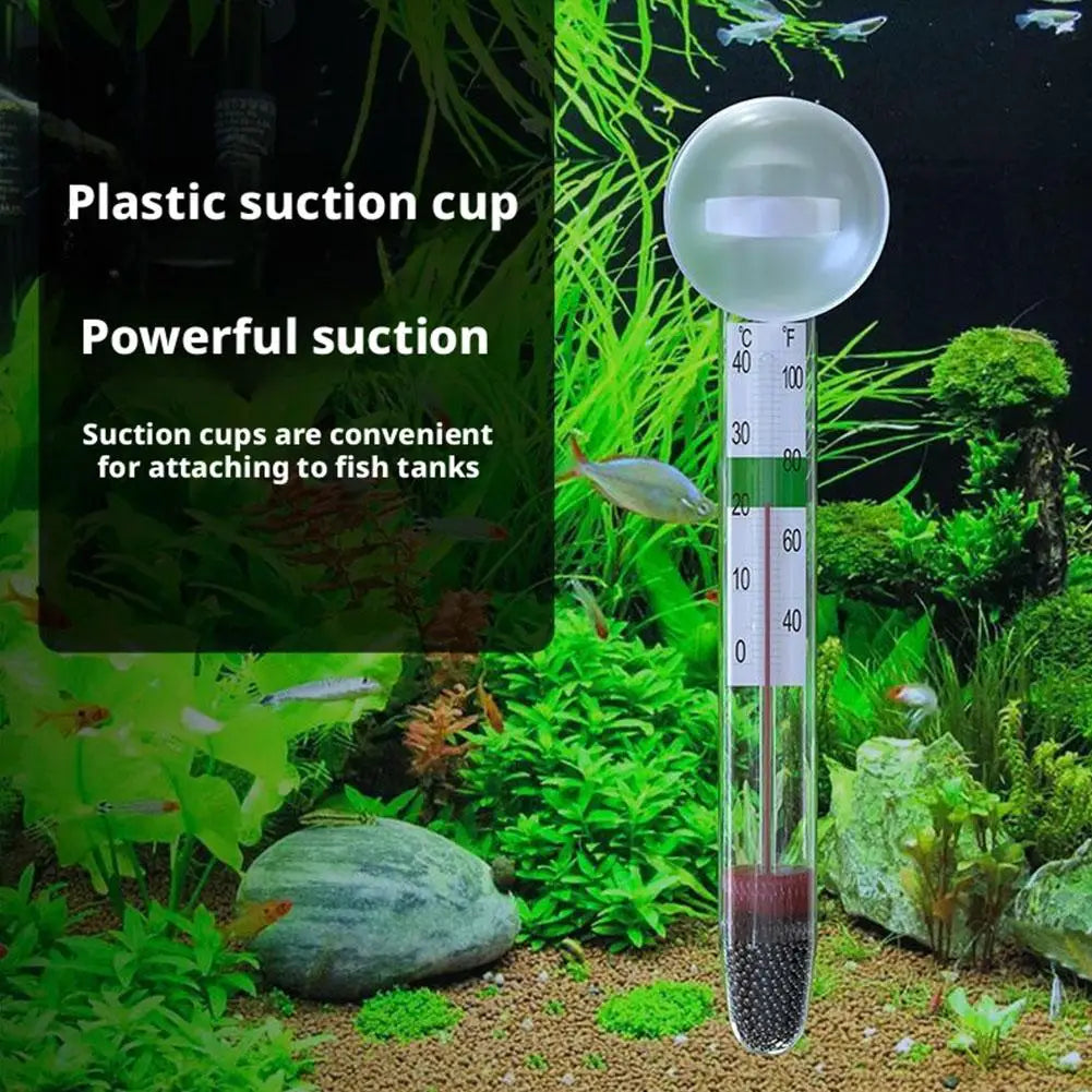 Glass Fish Tank Thermometer | Waterproof Clear Reading 1/5/10 Pack Aquarium Thermometer QXL