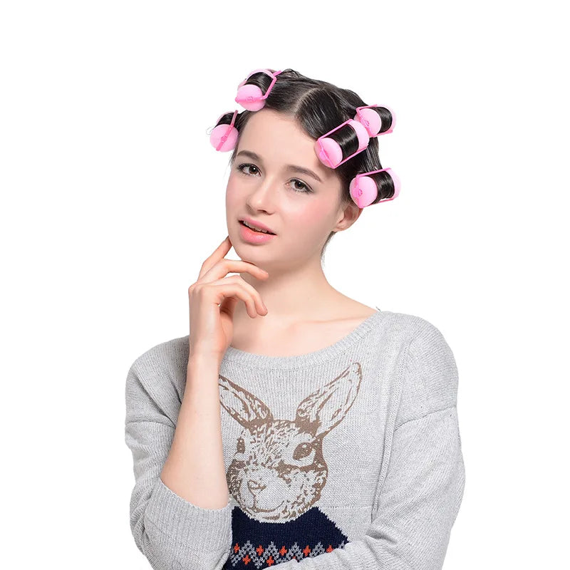 Soft Foam Hair Rollers Curlers | DIY Curls & Waves Kit Foam Hair Rollers QXL