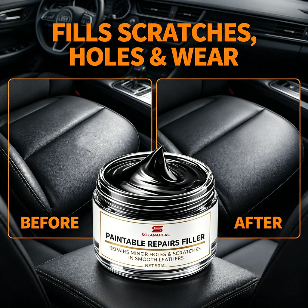 Leather Repair Filler Cream – Fix Holes & Scratches Easily Leather Repair Cream QXL