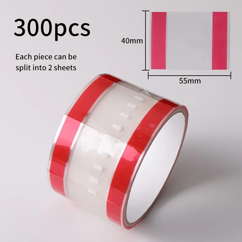 300-Pc Nail Stamp Cleaning Sheets | Fast-Dissolving Wipe Roll Nail Stamp Cleaning Wipes QXL