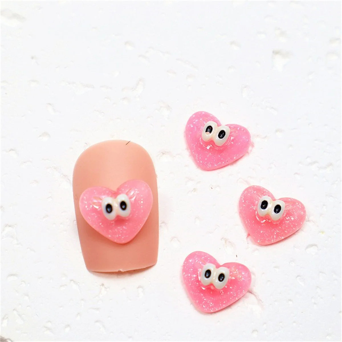 20-Pack 3D Kawaii Resin Nail Charms | Mixed DIY Manicure 3D Nail Art Charms QXL