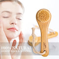 Bamboo Horsehair Facial Cleansing & Exfoliating Brush Facial Cleansing Brush QXL onesize
