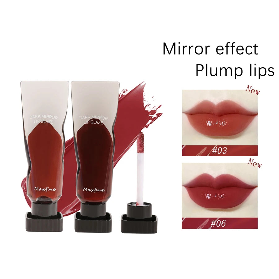Watery Mirror Lip Gloss | Hydrating Shiny Nude Lip Glaze Lip Gloss QXL
