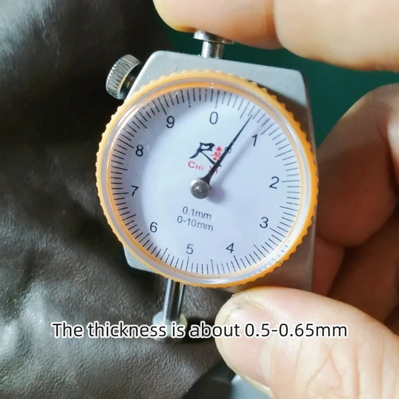 Dark Brown Sheepskin First Layer Real Leather Fabric | DIY Leather Craft Fabric QXL