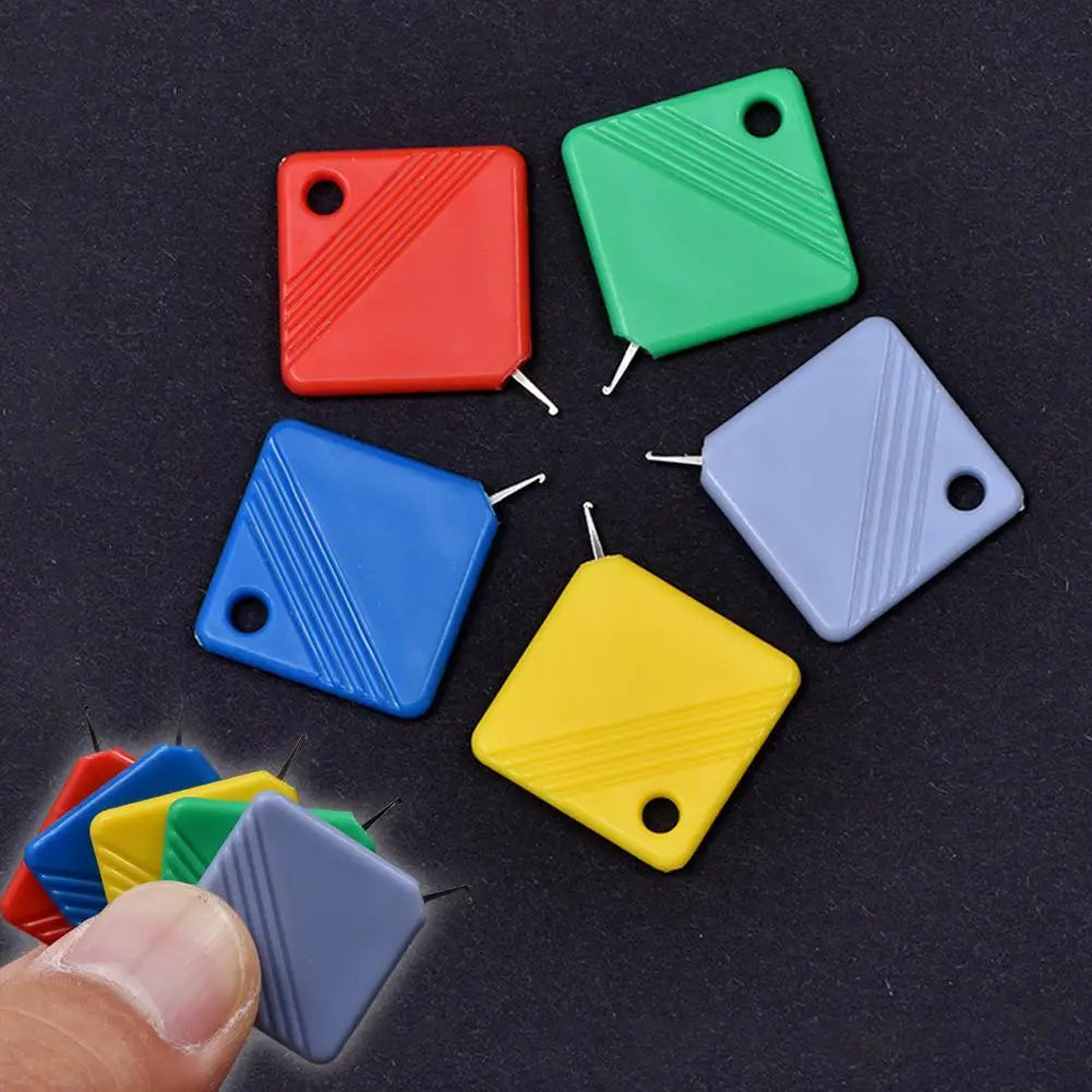 5-Pack Automatic Needle Threaders for Hand Sewing | All Sizes Needle Threader Set QXL