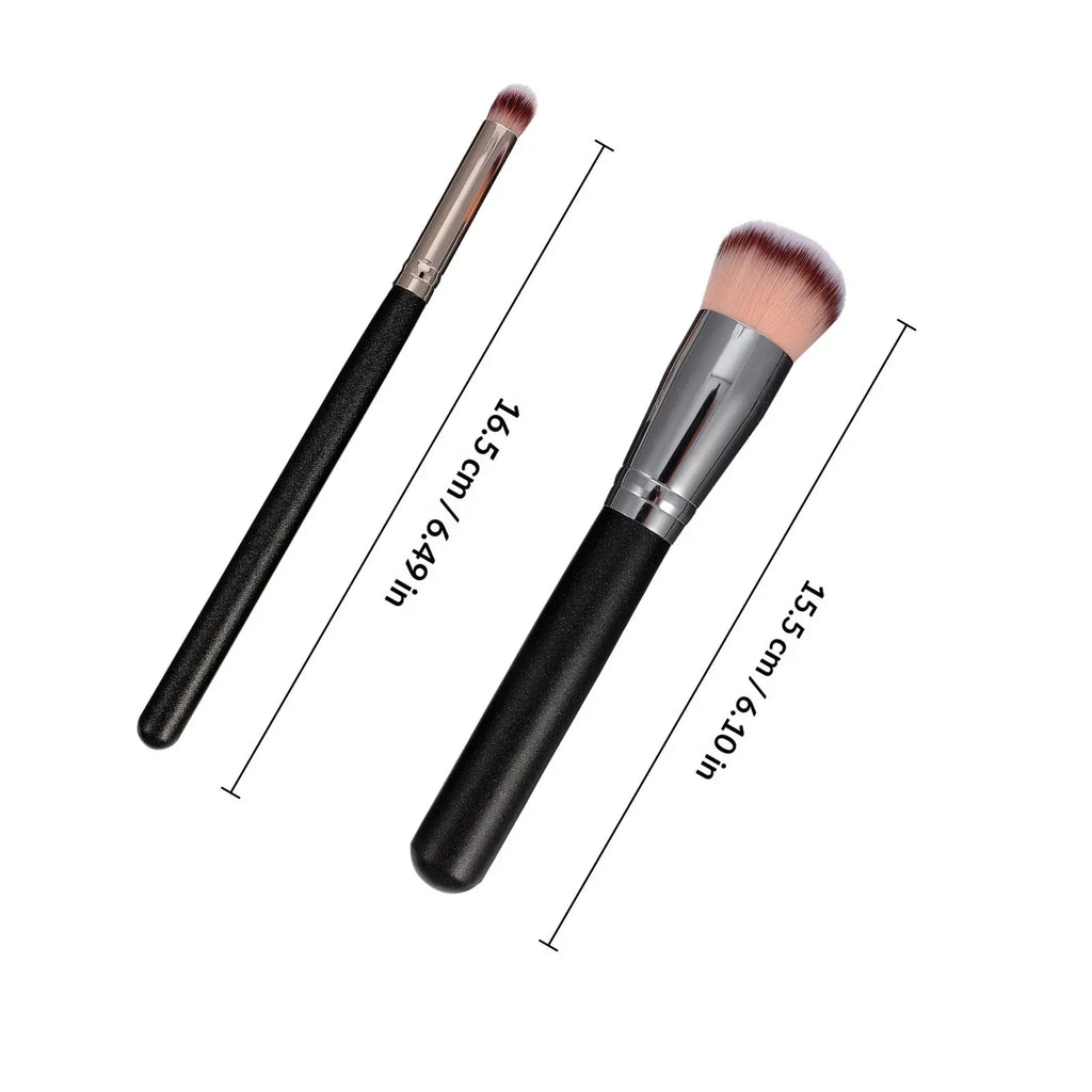 2-Pack Self Tanner Brush Kit | Face & Body Tan Applicator Self Tanner Brush QXL