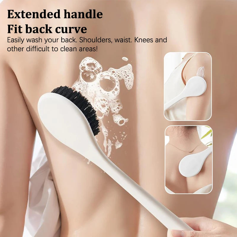 Long Handle Lotion Applicator Brush – Back & Body Cream Lotion Applicator Brush QXL