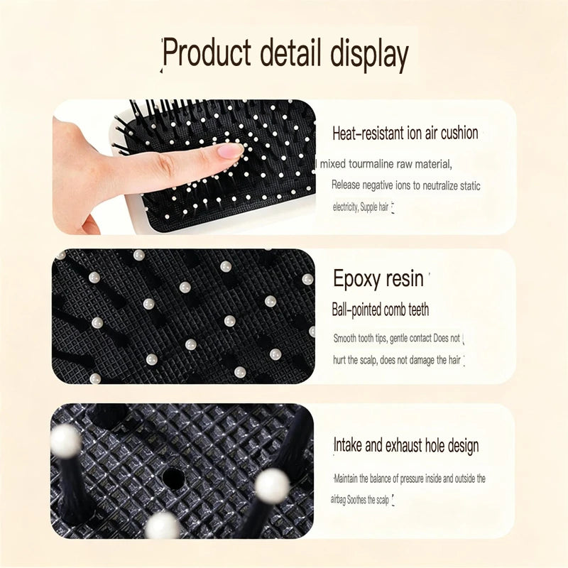 Air Cushion Volumizing Comb | Styling & Scalp Massage Tool Hair Styling Comb QXL