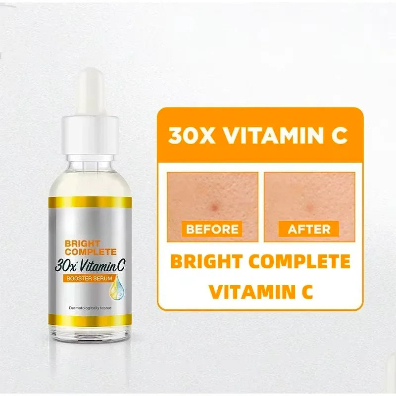 30ml Brightening Facial Serum | Pore-Minimizing & Moisturizing Brightening Facial Serum QXL VC Serum