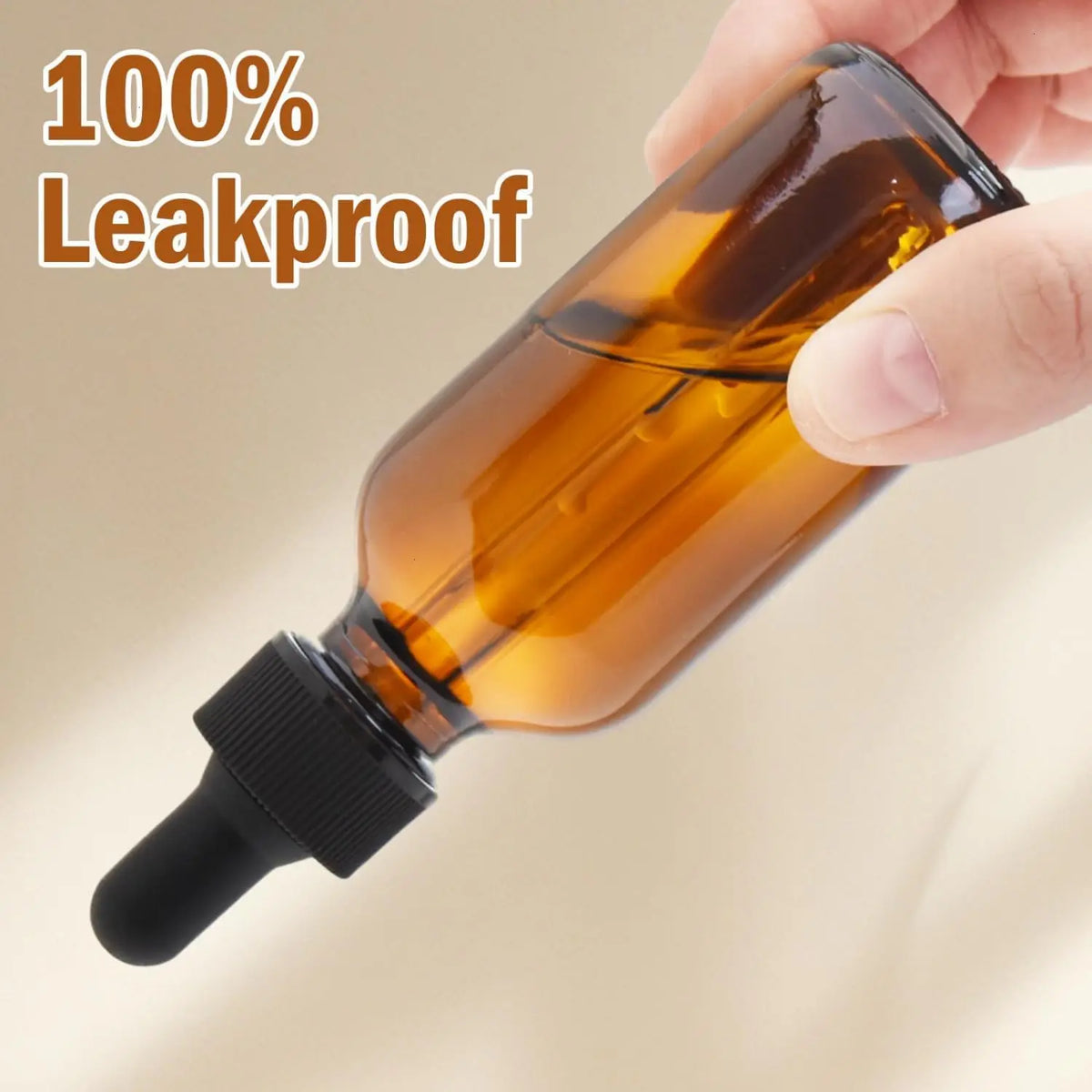 Amber Glass Dropper Bottles | Essential Oil & Perfume Refill Glass Dropper Bottles QXL