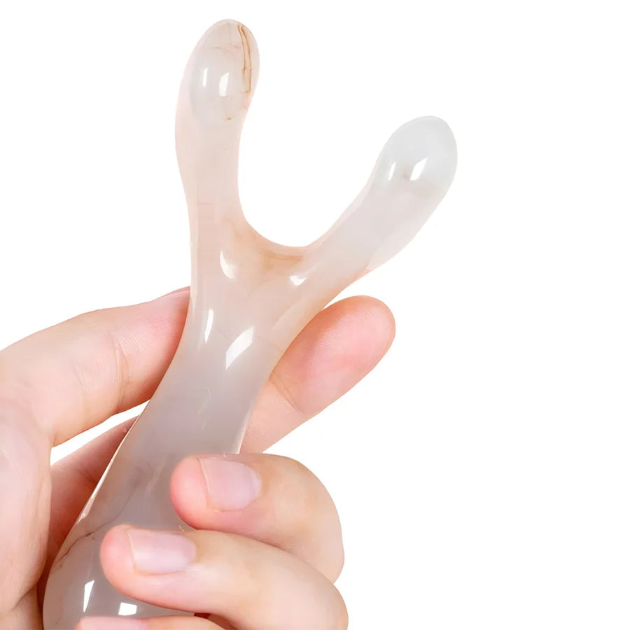 Resin Y-Shape Gua Sha Face & Nose Lifting Massage Tool Gua Sha Face Tool QXL