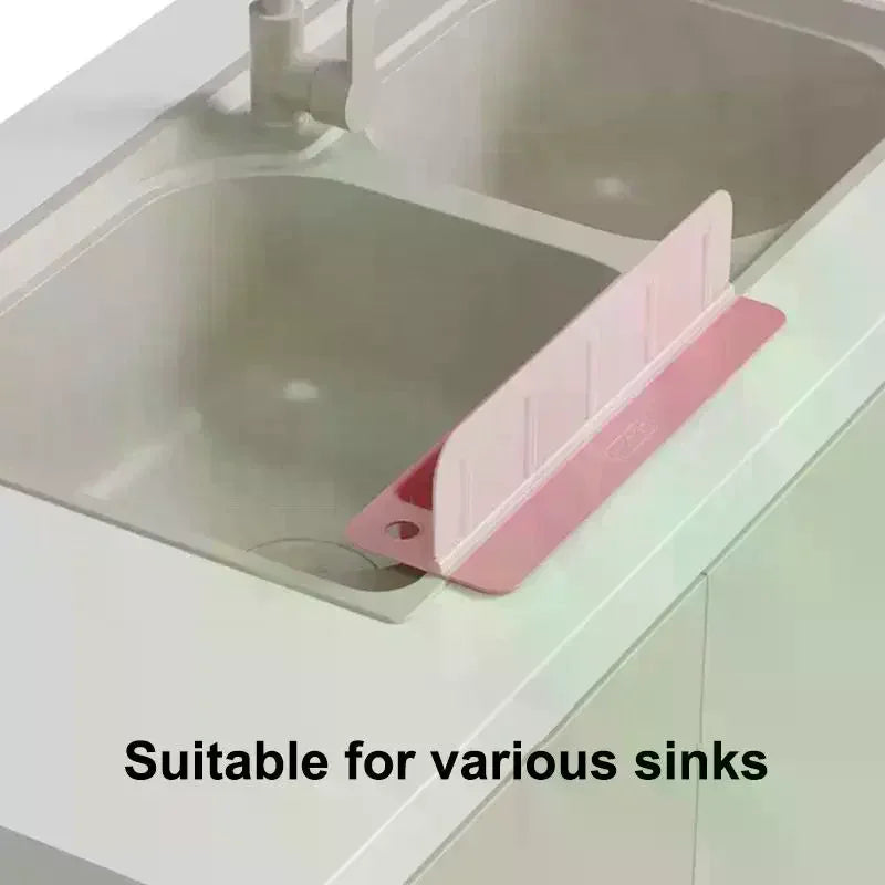 Silicone Sink Splash Guard with Drain & Storage Tray Sink Splash Guard QXL