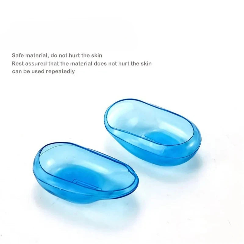 2-Pack Silicone Ear Covers for Hair Dyeing & Shower | Waterproof Hair Dye Ear Protector QXL