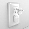 10-Pack Baby Outlet Plug Covers | US 3-Prong Socket Guards Baby Safety Covers QXL B93 10 Pcs