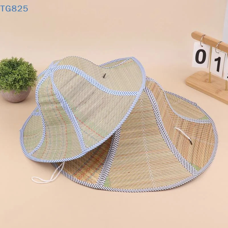 Foldable Straw Sun Hat | Wide Brim UV Protection Unisex Straw Sun Hat QXL