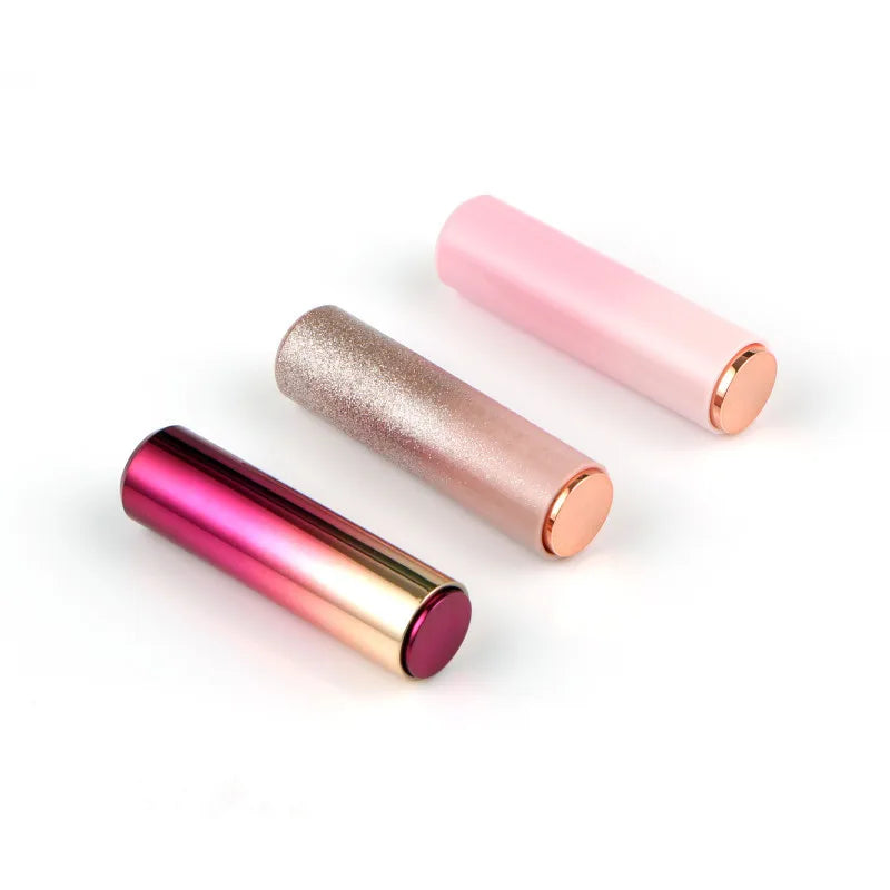 3.5g Empty Lipstick Tube 12.1mm | Refillable Flash Pink Spring Cap Lipstick Tube Container QXL