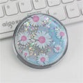 Double-Sided Pocket Mirror | Daisy Quicksand Sequin Design Pocket Makeup Mirror QXL round2