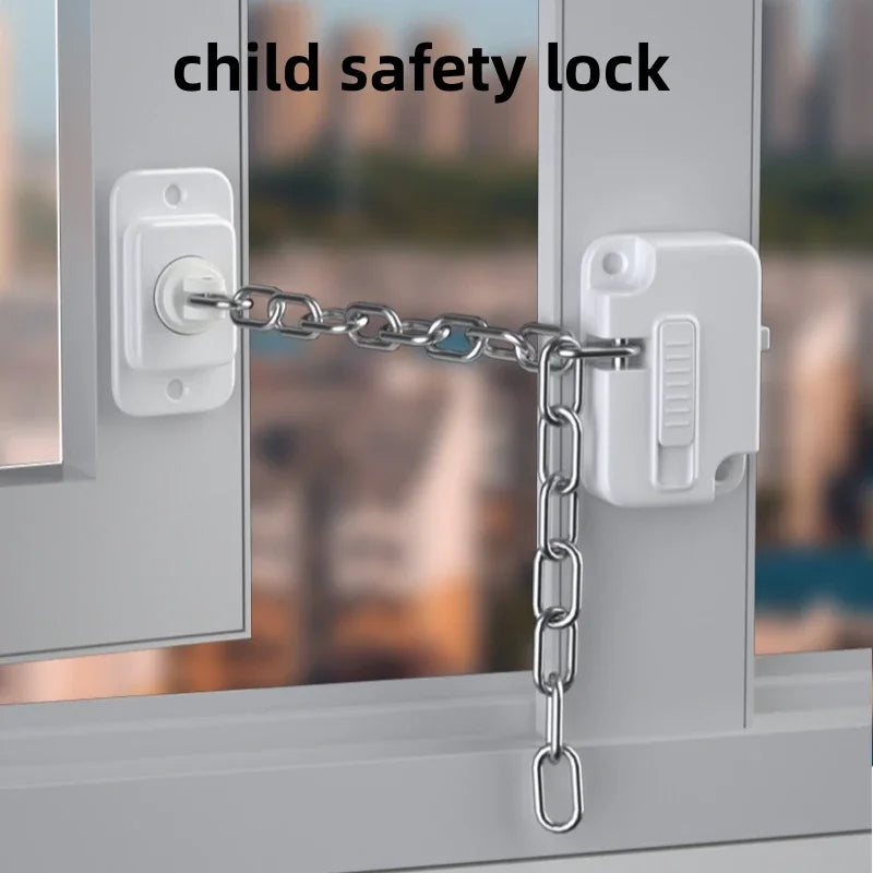 Child Safety Cabinet & Drawer Lock – Stainless Steel Cable Child Safety Lock QXL