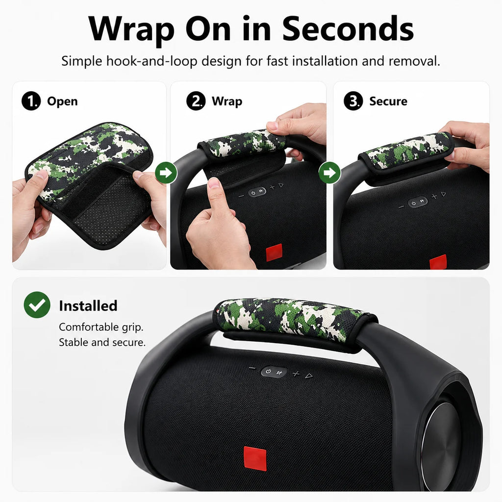 Anti-Slip Handle Strap Pad for JBL Boombox 1/2/3/4 Speaker Handle Strap QXL