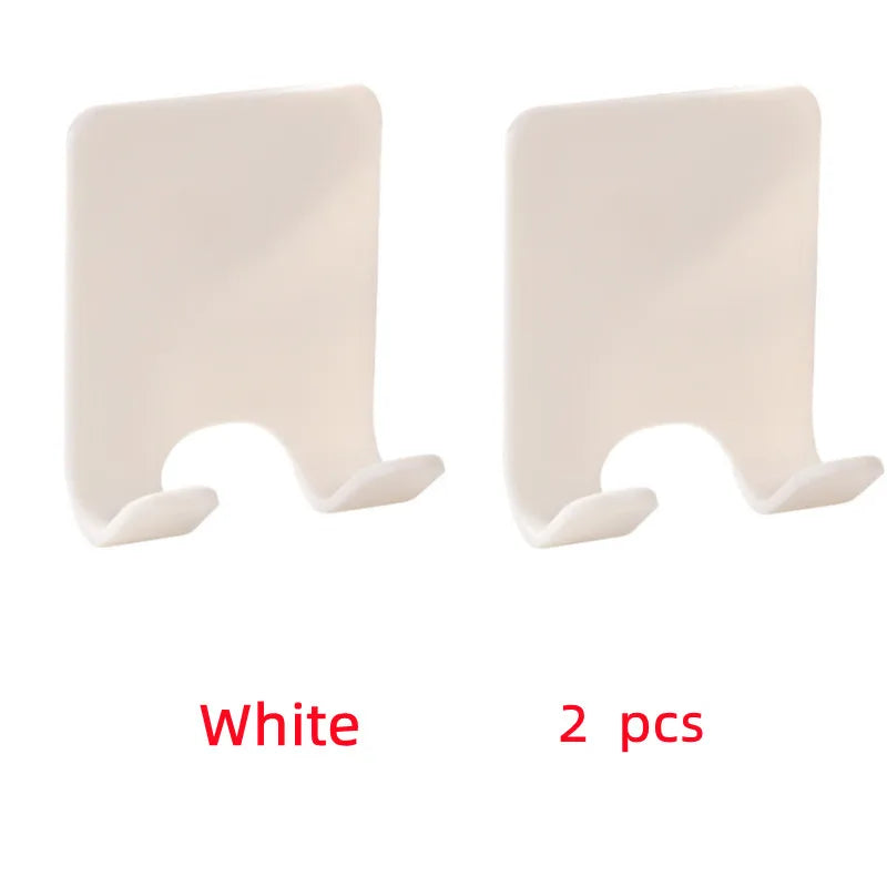 Adhesive Razor & Shaver Holder Hook | Punch-Free Wall Mount Adhesive Wall Hook QXL