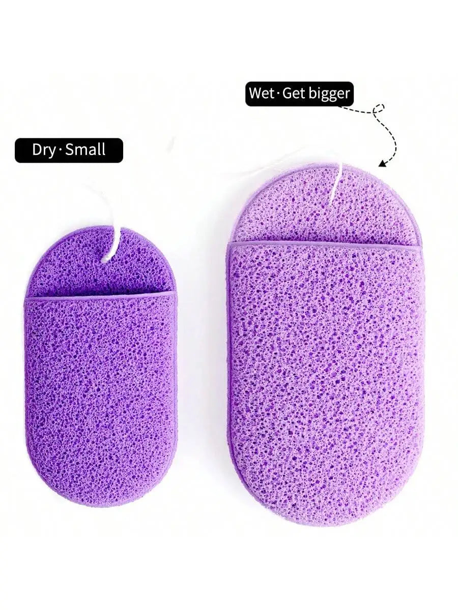Natural Exfoliating Face Cleansing Sponge | Makeup Remover Puff Face Cleansing Sponge QXL