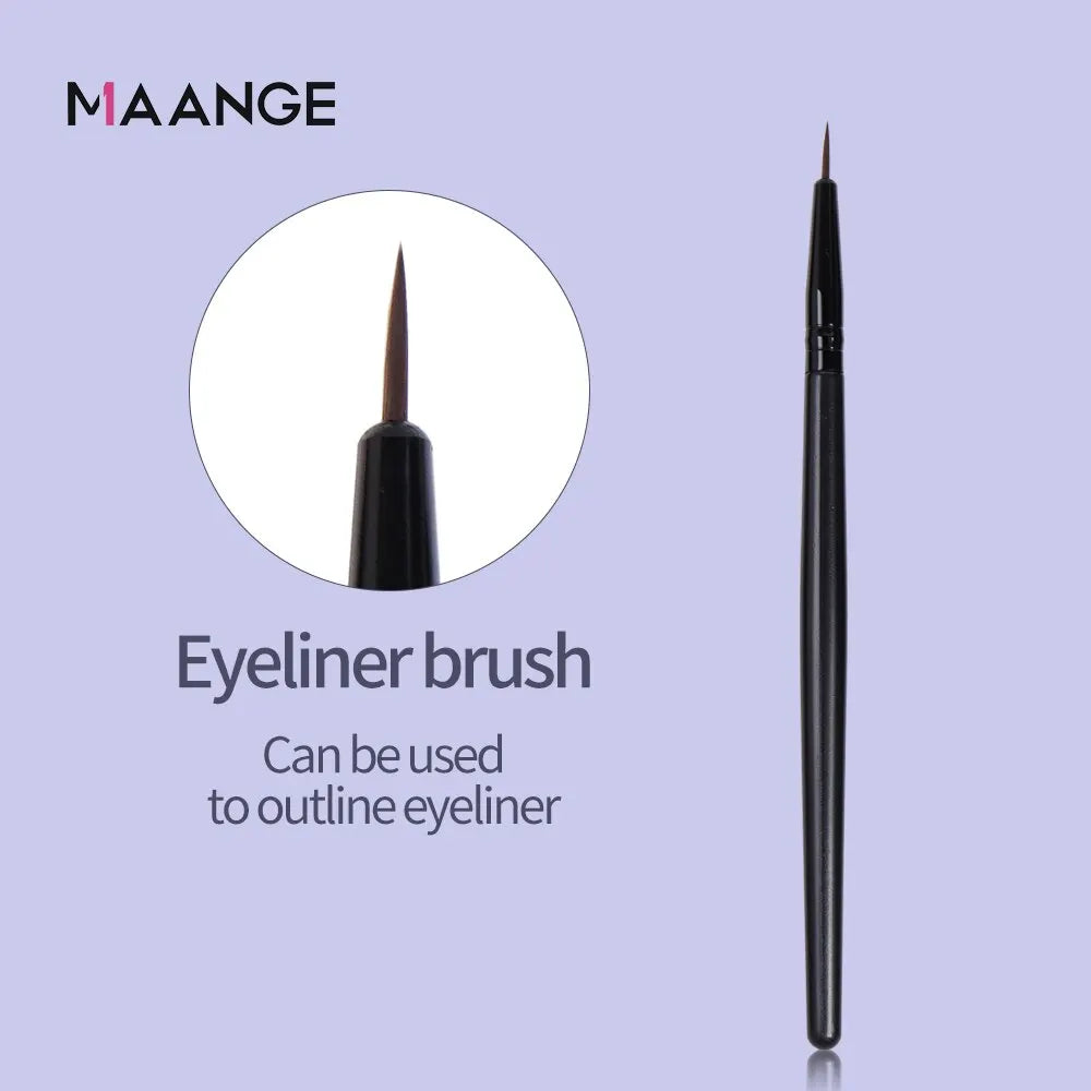 MAANGE 6-Piece Eye Makeup Brush Kit – Eyeshadow & Eyeliner Eye Makeup Brush Set QXL