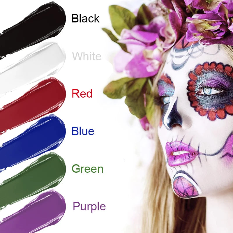 VERONNI Face & Body Paint Stick | 6 Colors Halloween Cosplay Face & Body Paint QXL