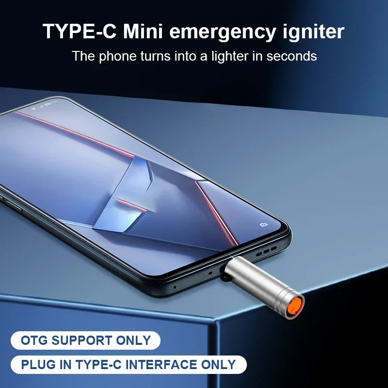 USB-C Arc Lighter | Mini Flameless Electric Lighter 1/3-Pack USB-C Arc Lighter QXL