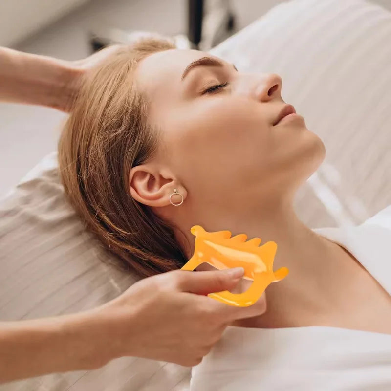 Resin Double-Push Body Massager | Spine, Waist & Shoulder Tool Body Massage Tool QXL
