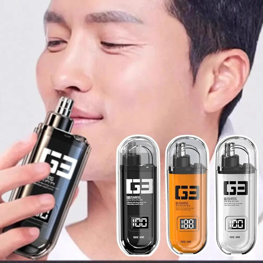 USB Rechargeable Electric Nose & Eyebrow Hair Trimmer Nose Hair Trimmer QXL