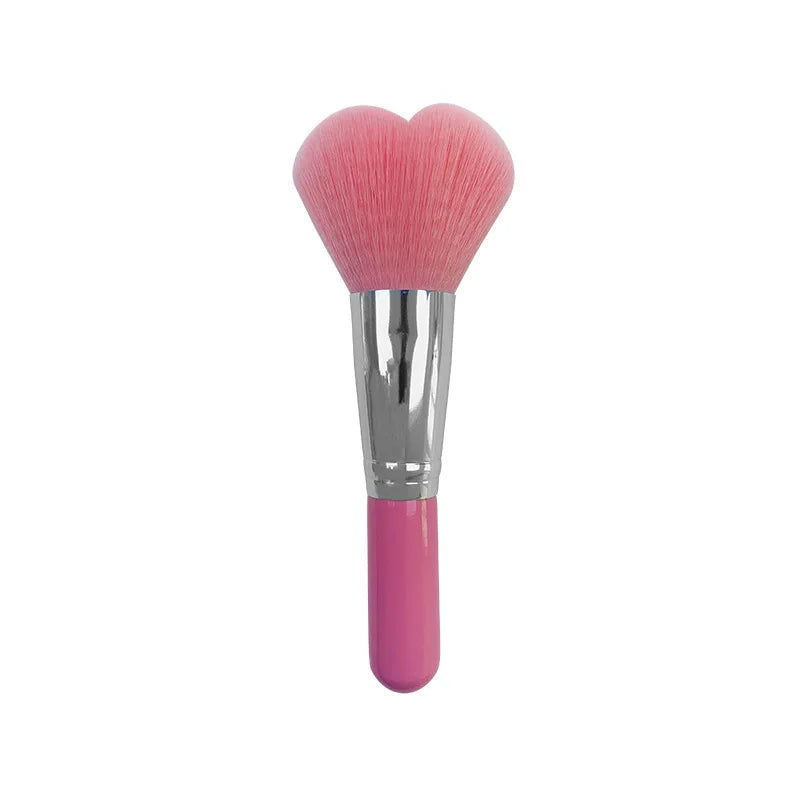 Wooden Handle Loose Powder & Blush Brush | Soft Synthetic Loose Powder Brush QXL