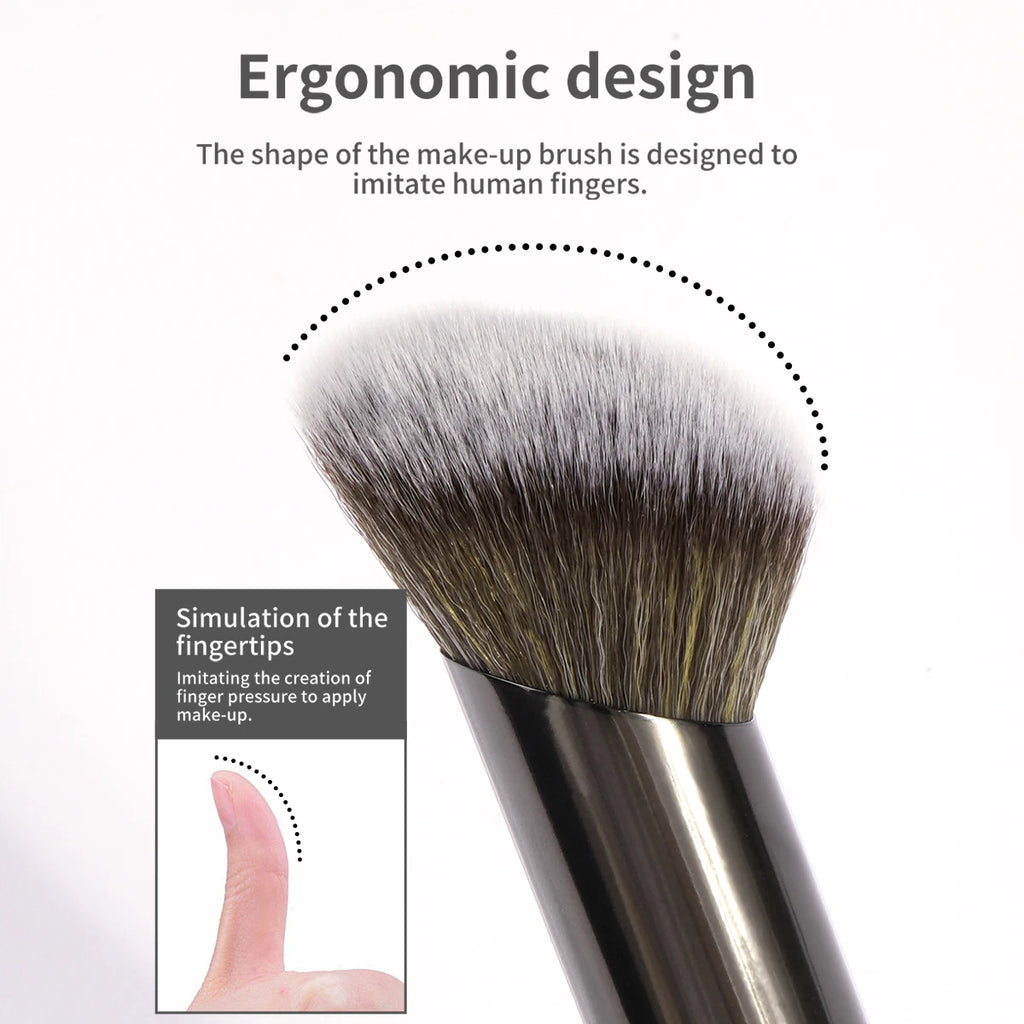 MAANGE Angled Foundation & Concealer Brush – Soft Synthetic Foundation Makeup Brush QXL