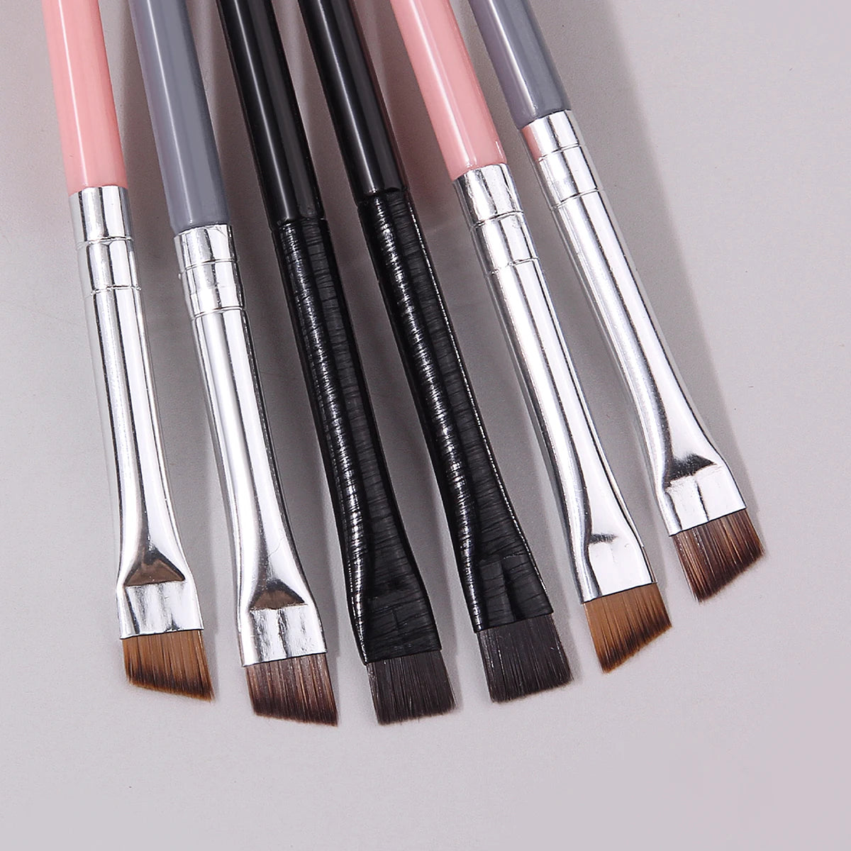 KOSSHOW 6-Pc Precision Eyebrow & Eyeliner Brush Set Eyebrow Brush Set QXL
