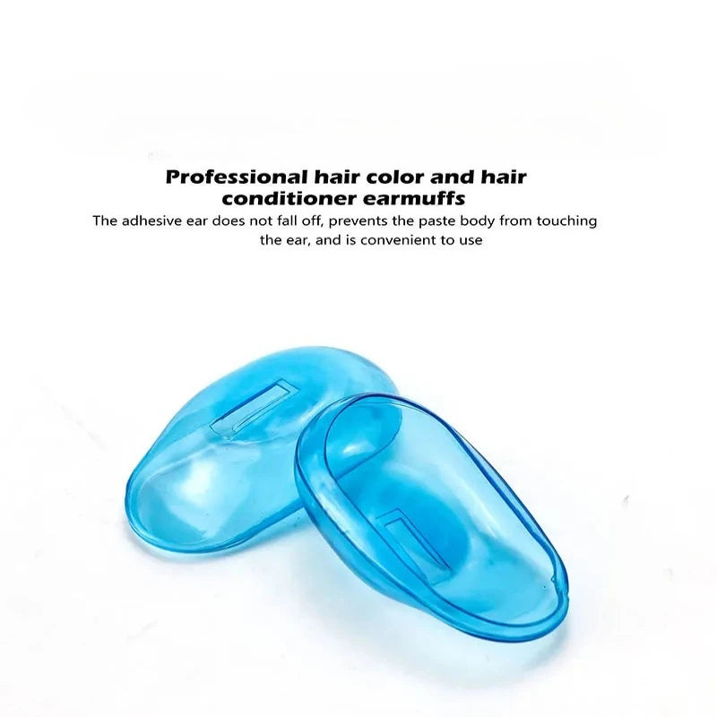 2-Pack Silicone Ear Covers for Hair Dyeing & Shower | Waterproof Hair Dye Ear Protector QXL