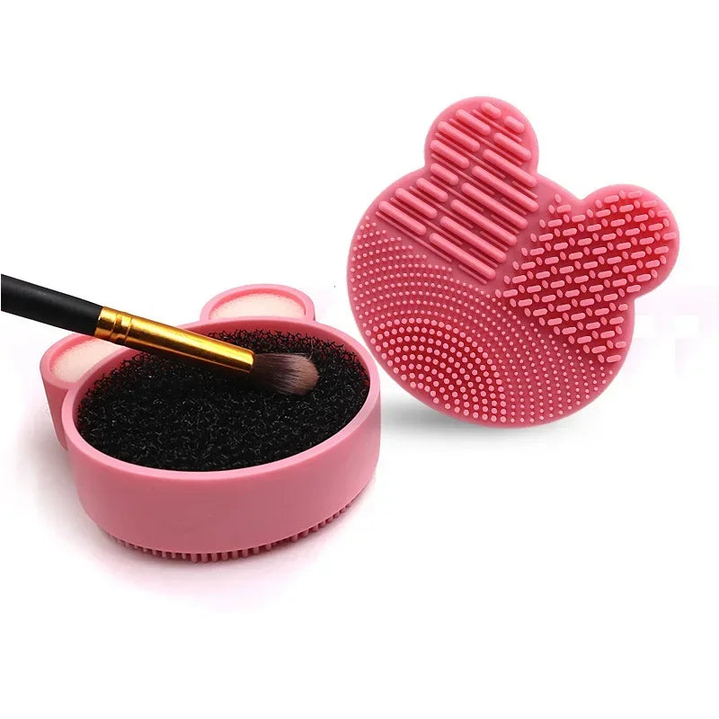 Silicone Makeup Brush Cleaner | Dry & Wet Sponge Tool Makeup Brush Cleaner QXL