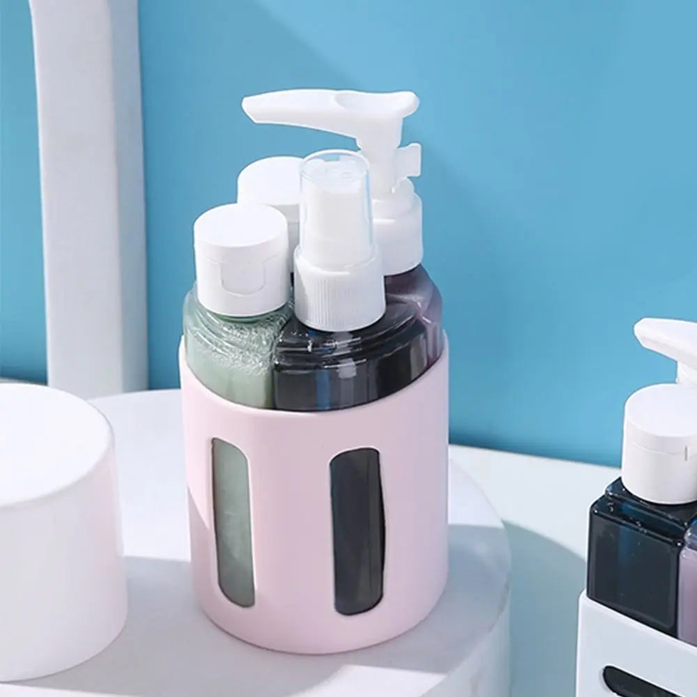 4-in-1 Leak-Proof Travel Dispenser Bottle Set 60ml x4 Travel Dispenser Set QXL