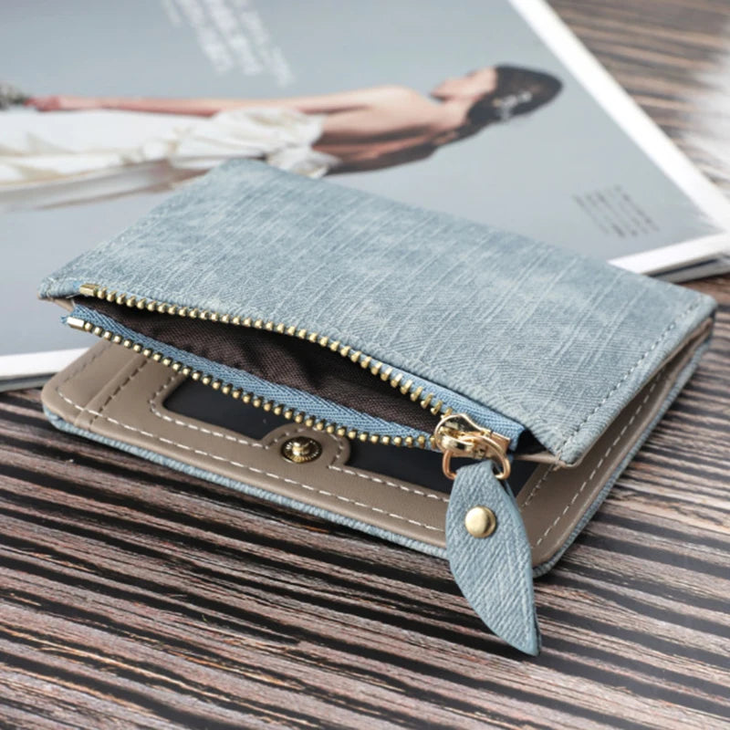 Cat Pattern PU Leather Wallet | Large Capacity Card Holder Cartoon Leather Wallet QXL