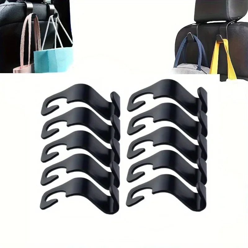 Car Headrest Hooks – Multi-Function Rear Seat Hangers 2/4 Pack Car Seat Hooks QXL