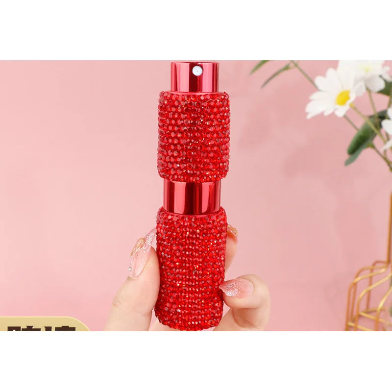 8ml Red Diamond Lipstick Refillable Perfume Spray Bottle Perfume Atomiser Bottle QXL