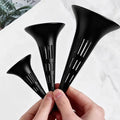 3-Pack Conical Plant Watering Device | Soil Aeration & Drainage Plant Watering Device QXL Black