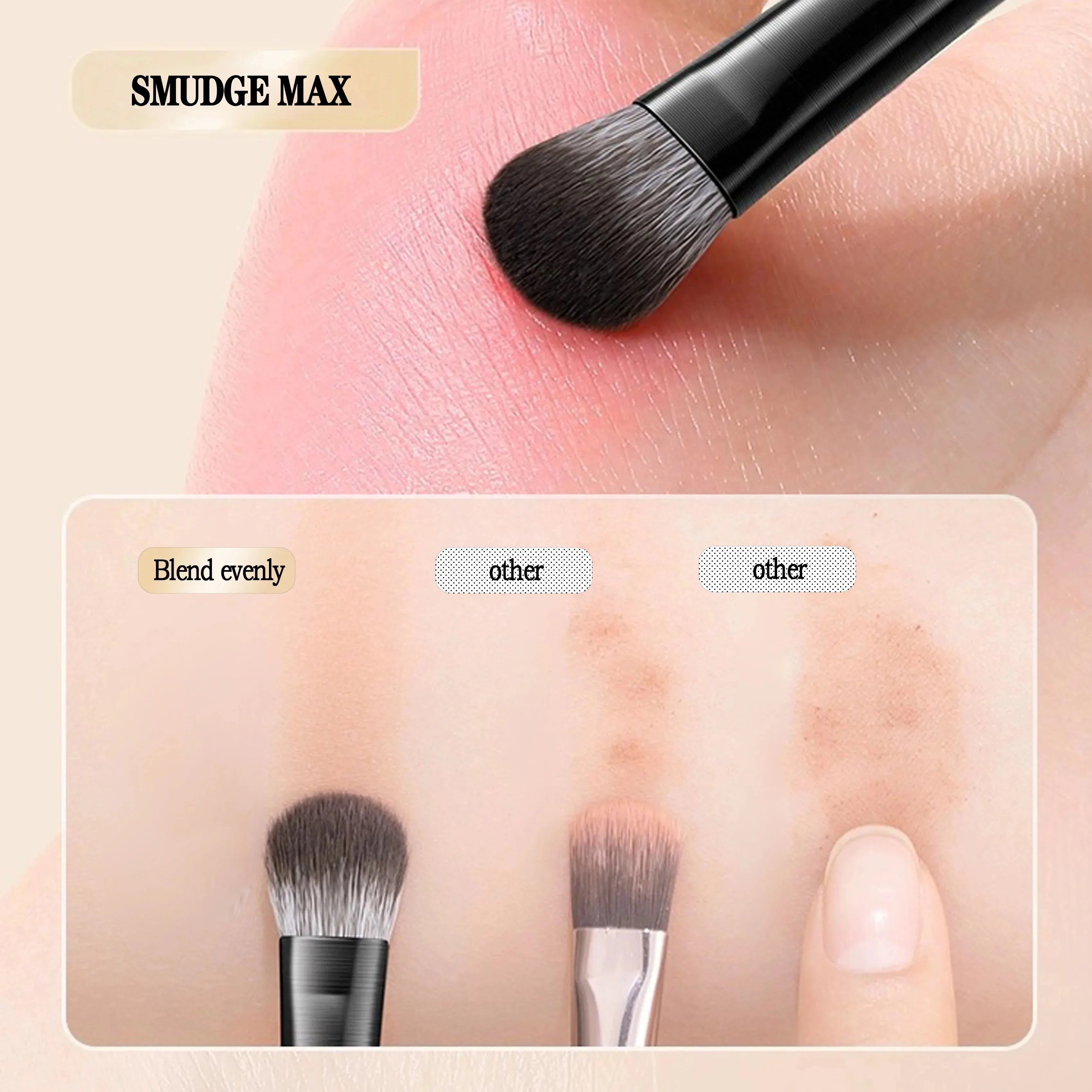 6-Piece Eye Makeup Brush Set | Synthetic Bristles & Brow Tools Eye Makeup Brush Set QXL