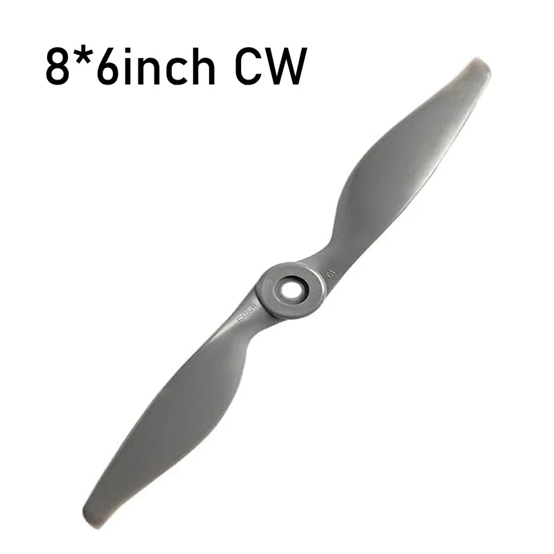 RC Nylon Propellers 7x5–10x7" CW/CCW 2-Blade + Adapter Rings RC Aircraft Propeller QXL A6