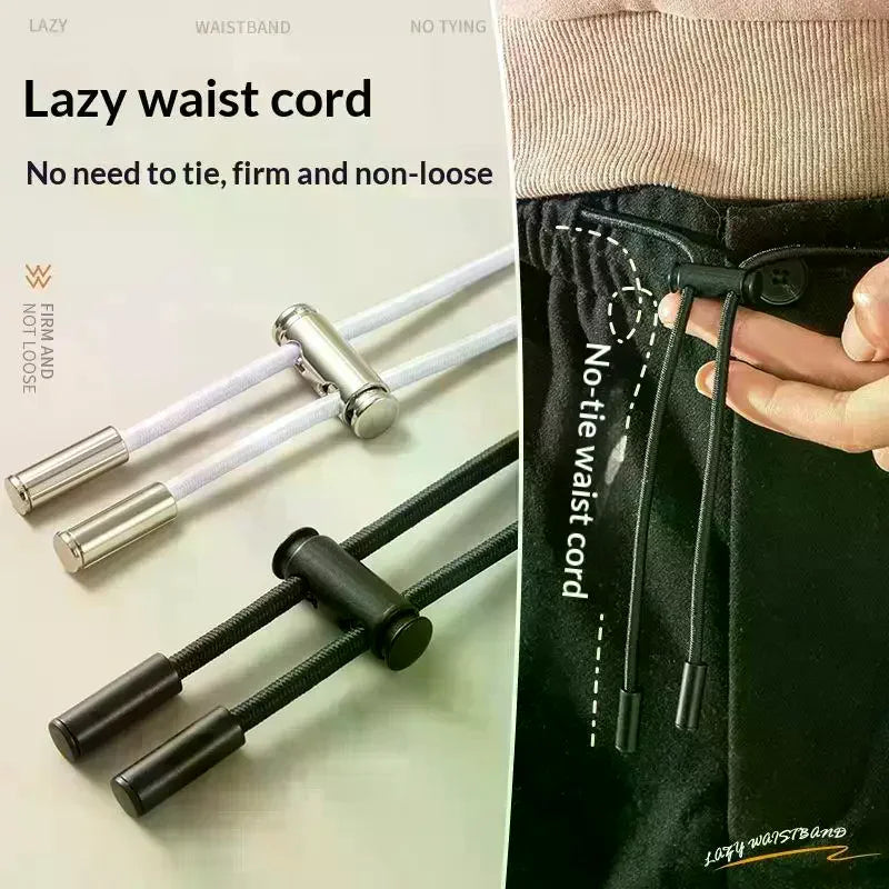 140cm Elastic Drawstring & Cord Lock DIY Waistband Kit Drawstring Sewing Kit QXL
