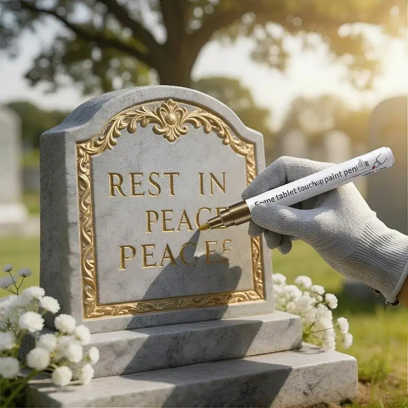 Granite Headstone Engraving Marker Pen | Waterproof Stone Ink Stone Engraving Marker QXL