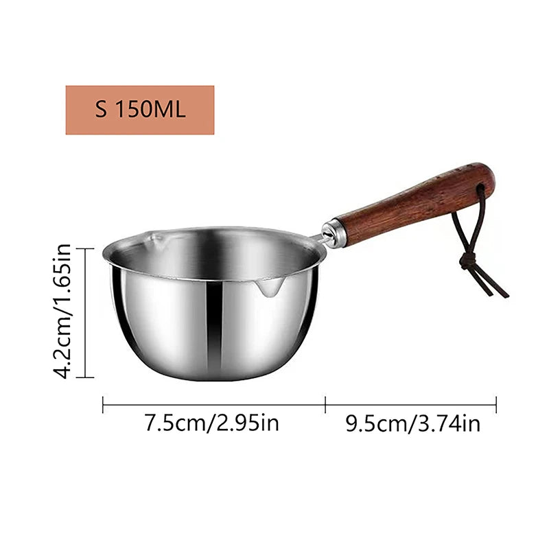 2-Pack Stainless Steel Wax Melting Pot | Long Handle Jug Wax Melting Pot QXL S