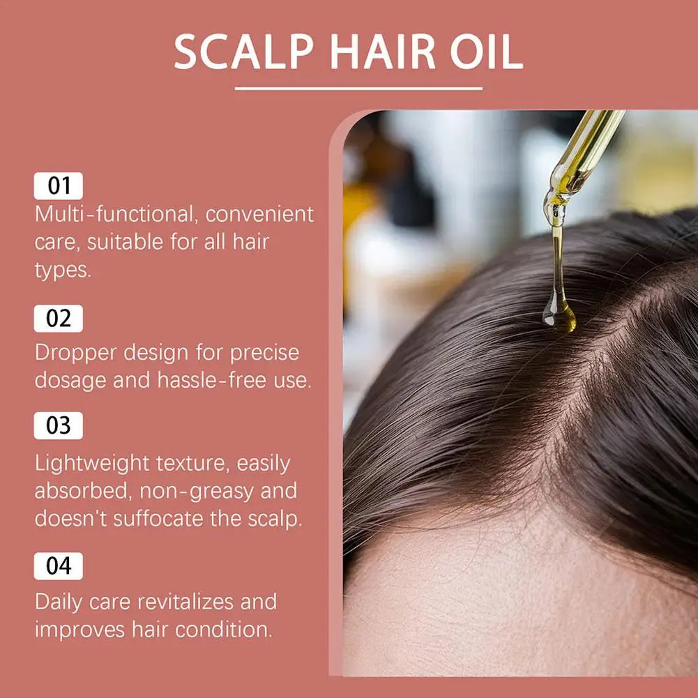 Olive Oil & Castor Hair Growth Serum 60ml | Silicone-Free Hair Growth Serum QXL