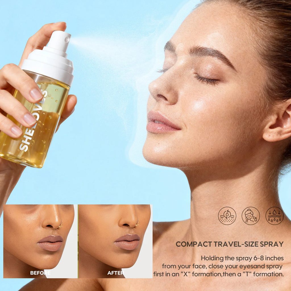 Hydrating Matte Makeup Setting & Primer Spray 65ml Makeup Setting Spray QXL